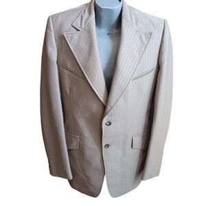 Vintage H Bar C Western Rancher Suit Blazer 40L 33x34 Trousers 1980's USA Disco